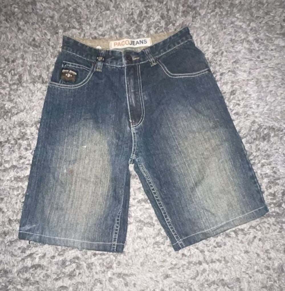 Vintage Y2K Paco Jeans Embroidered Denim Jorts